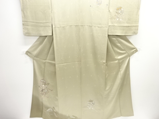 JAPANESE KIMONO / HOMONGI / SPOOL & ACCESSORY / ONE CREST 